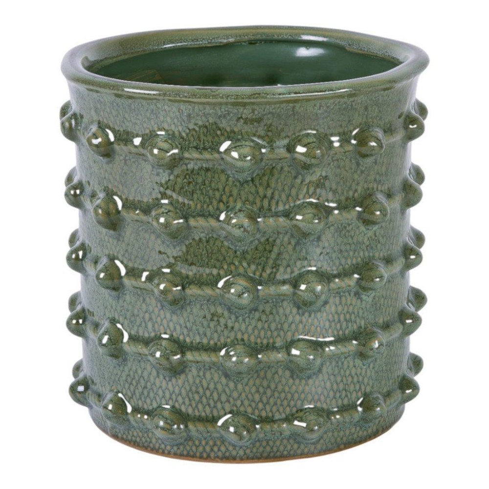 VASO CERAMICA 20X20X20 VERDE
